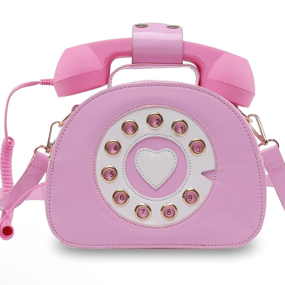Retro PINK telephone bag brand new!!!